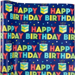 Peppy Birthday Gift Wrap - 30