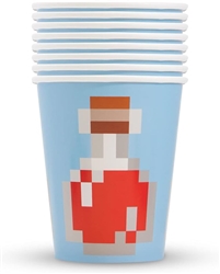 Minecraft 9oz Paper Cups