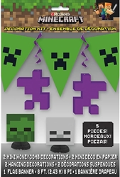 Minecraft 5 Piece Decoration Kit