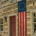 Usa Thirteen Star Pulldown Heritage Flag