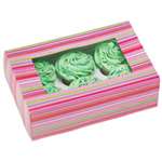 Snappy Stripe Cupcake Box 6